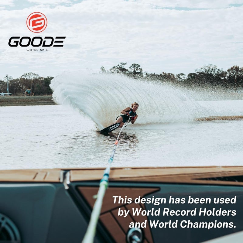 Goode Pro Water Ski Gloves – Thin, High-Performance Design with Double Stitched Amara Palm for Superior Grip, Dual Wrist Straps, Pull-Up Strap, Trusted by World Champions - Image 5